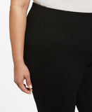 Plus Size Step Hem Ponte Knit Pull On Pant