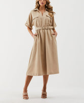 Utility Shirt Dress