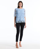 Scalloped Lace Top