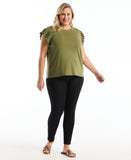 Plus Size Ruffle Top