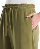 Drawstring Wide Leg Pant