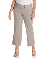 Plus Size Curvy Fit Short Length Boot Cut Pant Curvy Fit