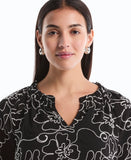 Floral Embroidered Blouse
