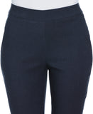 Indigo Rinse Rivet Detail Pull On Capris