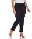 Plus Size Stretch Slim Leg Front Seam Pant Comfort Fit