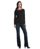Embellished Neck Top