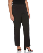 Plus Size Gabardine Straight Leg Pant Curvy Fit