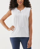 Lace Up Tank Top