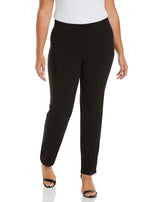 Plus Size Stretch Slim Leg Front Seam Pant Comfort Fit