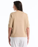 Plus Size Diamond Stitch Sweater