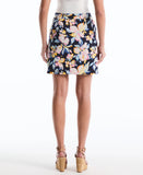 Petal Print Skort
