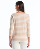 Stripe Button Detail Top