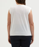 Plus Size Lace Up Tank Top