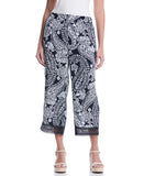 Petite Paisley Crochet Trim Pant