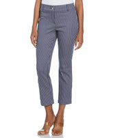 Navy Stripe Back Yoke Pants