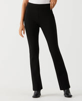 Petite Ponte Knit Bootcut Pull On Pant 30 inseam