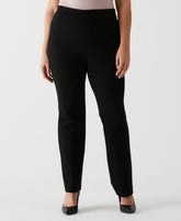 Plus Size Ponte Knit Bootcut Pull On Pant