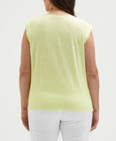 Plus Size Lace Up Tank Top