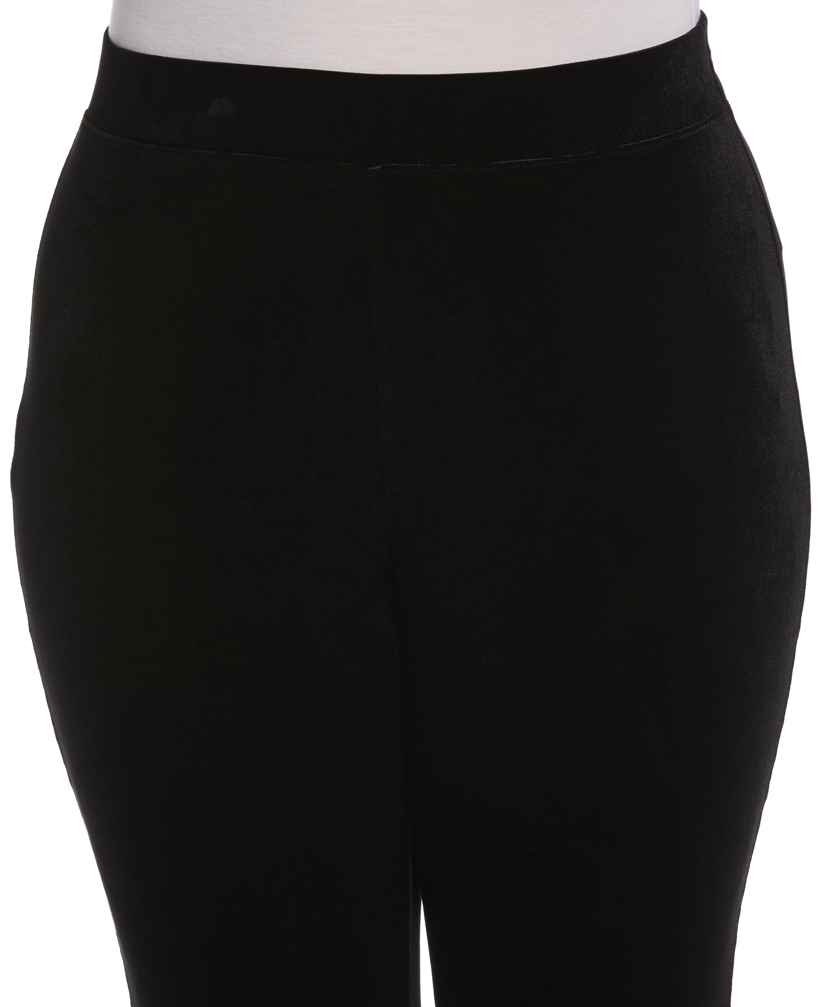 Plus Size High Waist Velvet Boot Cut Pant