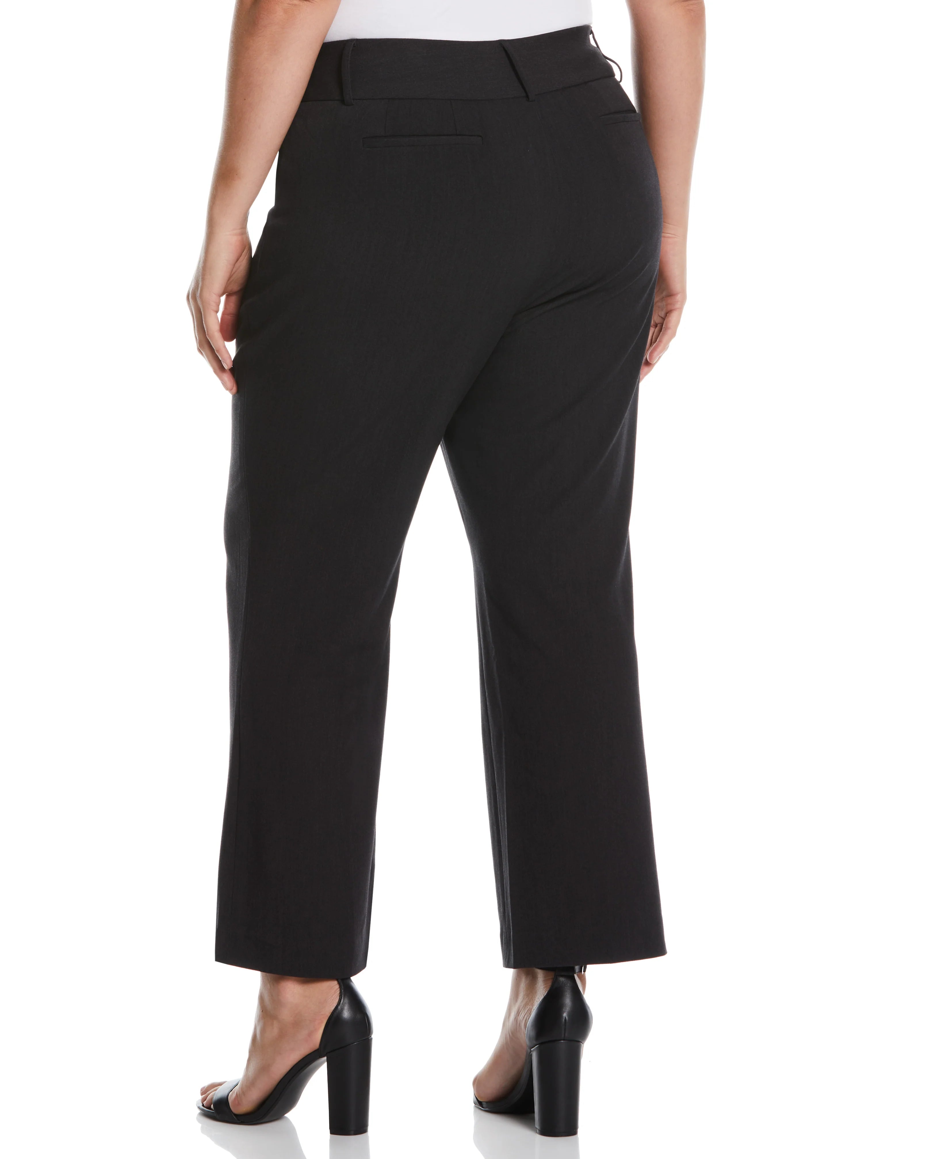 Plus Size Curvy Fit Short Length Boot Cut Pant Curvy Fit