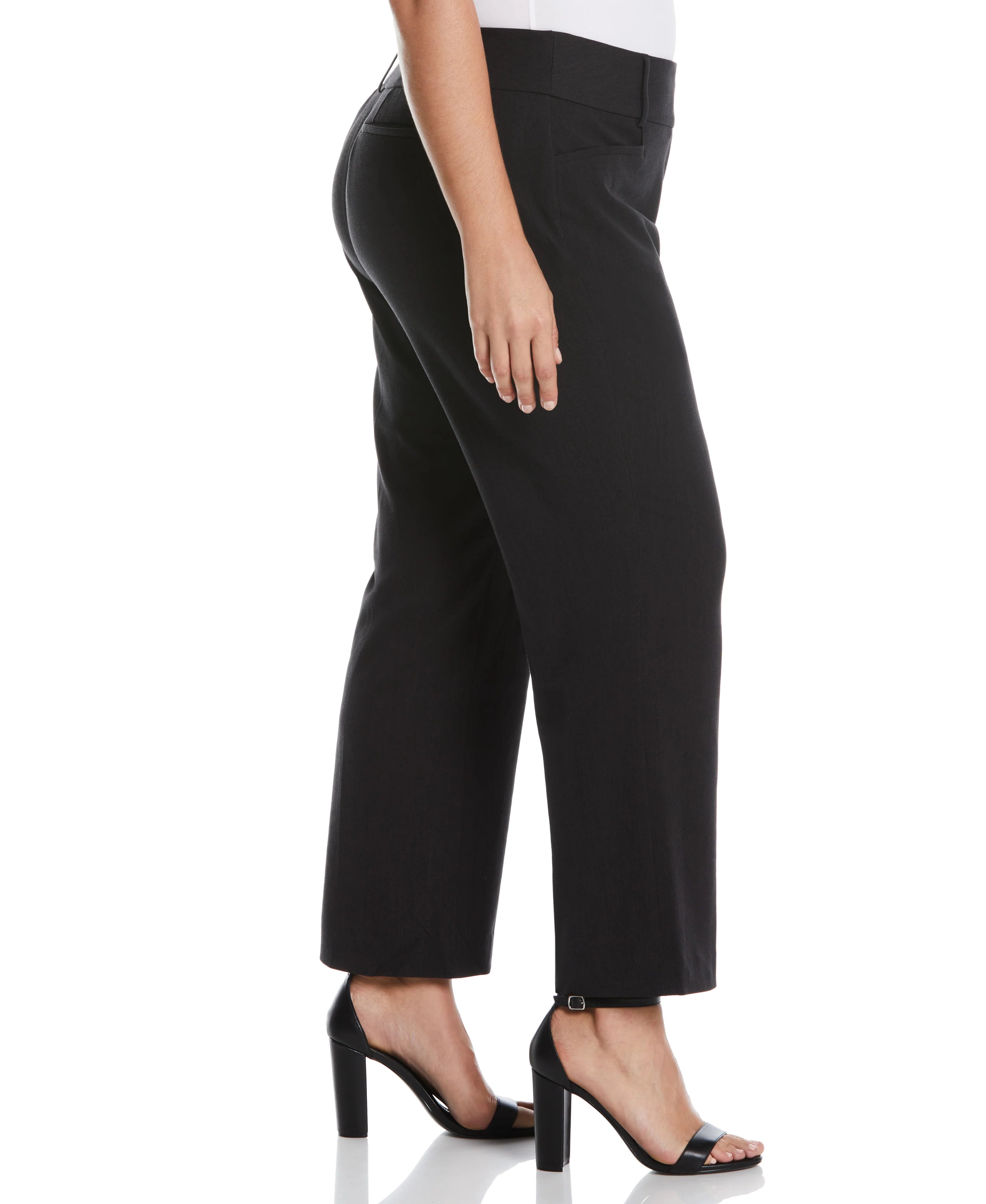 Plus Size Curvy Fit Short Length Boot Cut Pant Curvy Fit