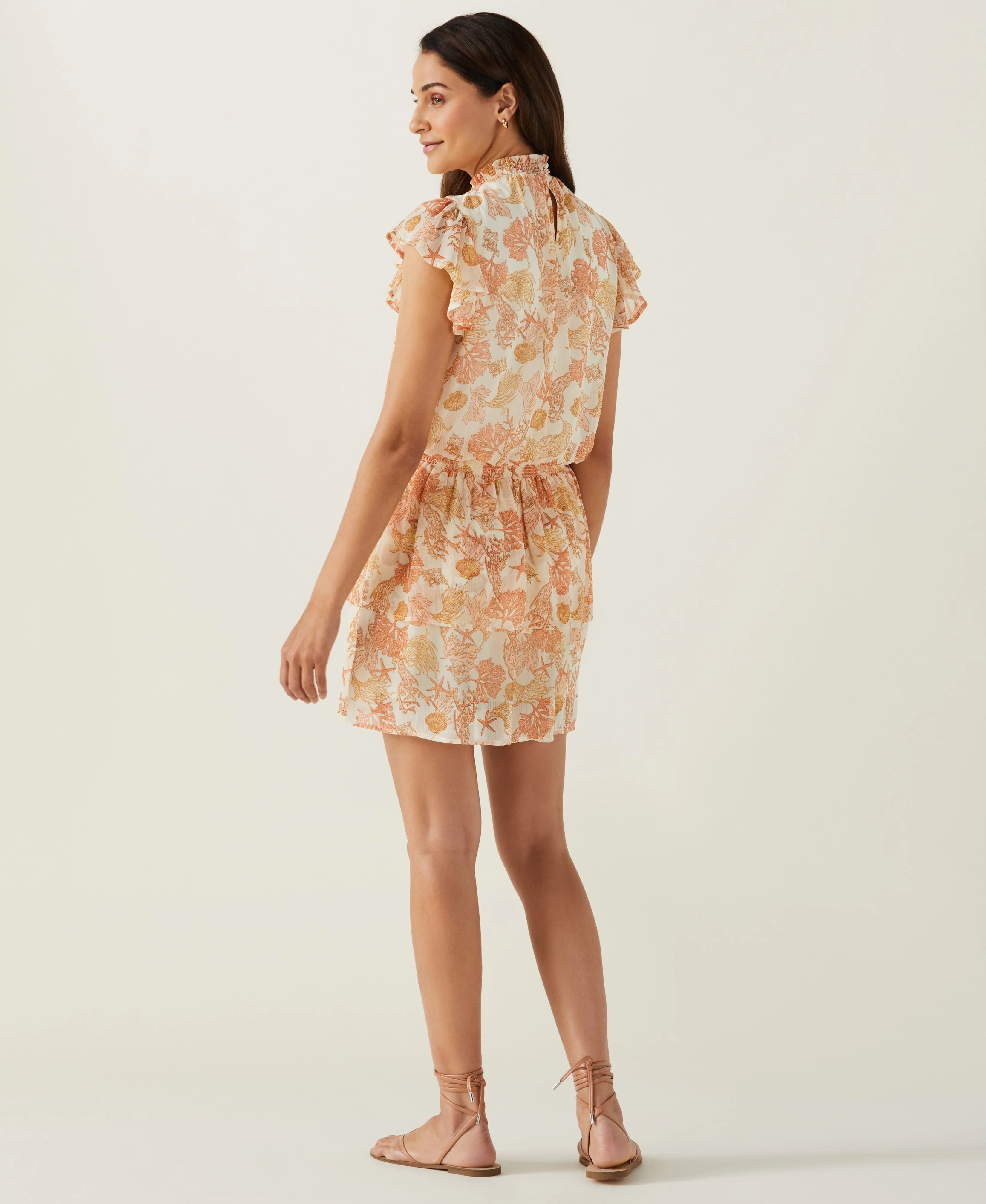 Smocked Dropped Waist Dress
