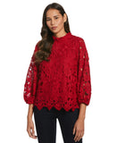 3 4 Sleeve Lace Top