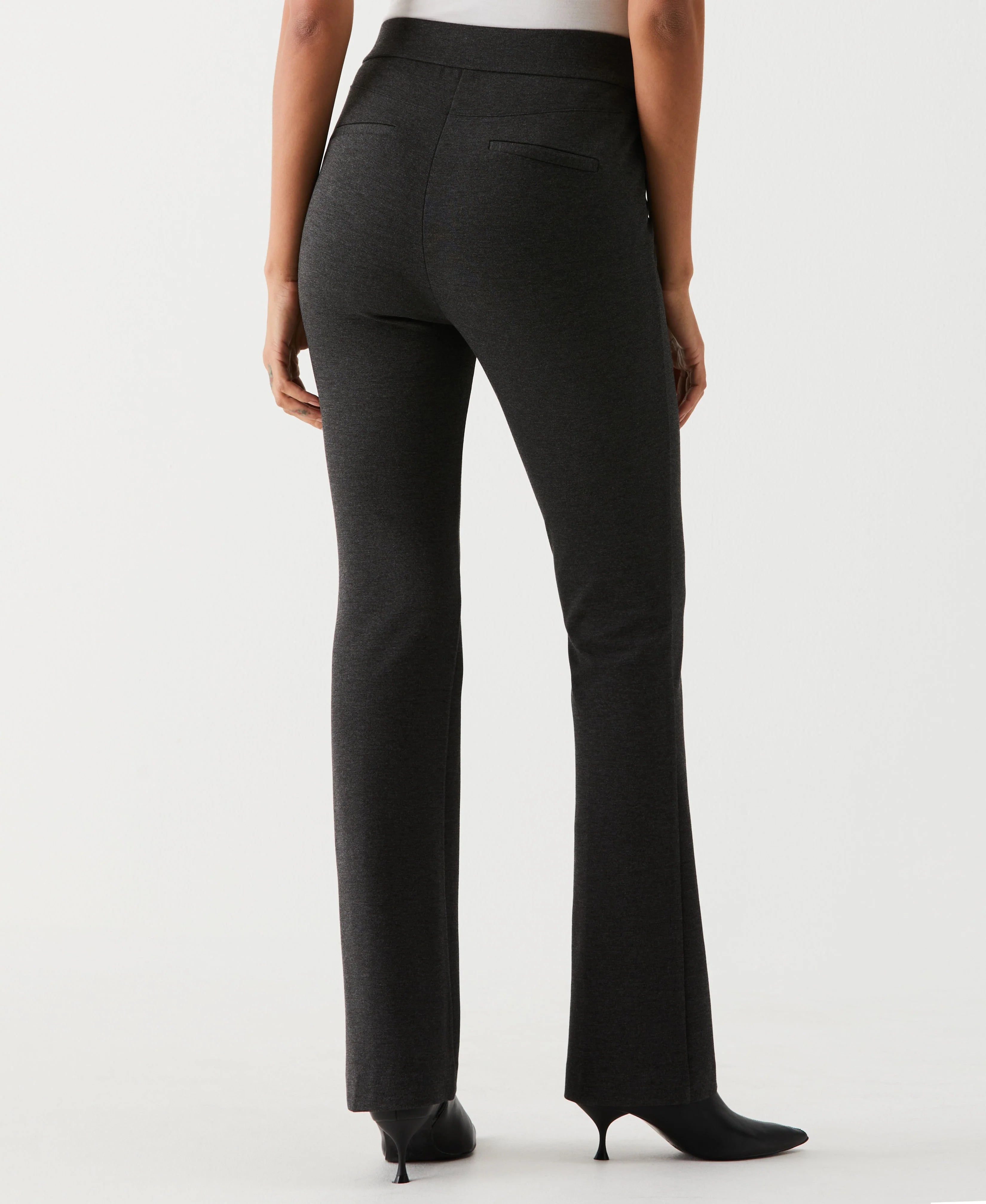 Ponte Knit Bootcut Pull On Pant