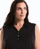 Plus Size Polo Top