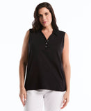 Plus Size Polo Top