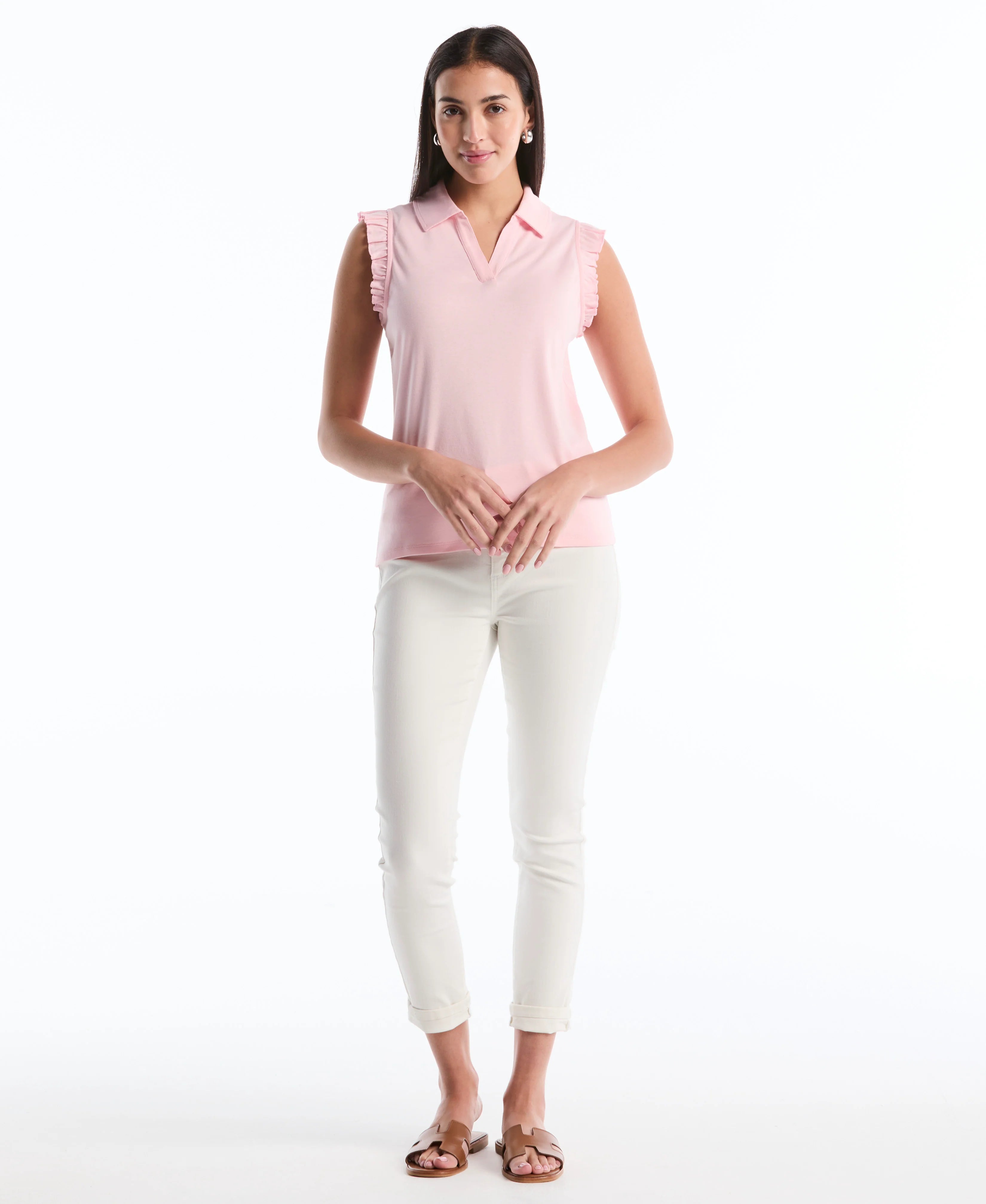 Ruffle Polo