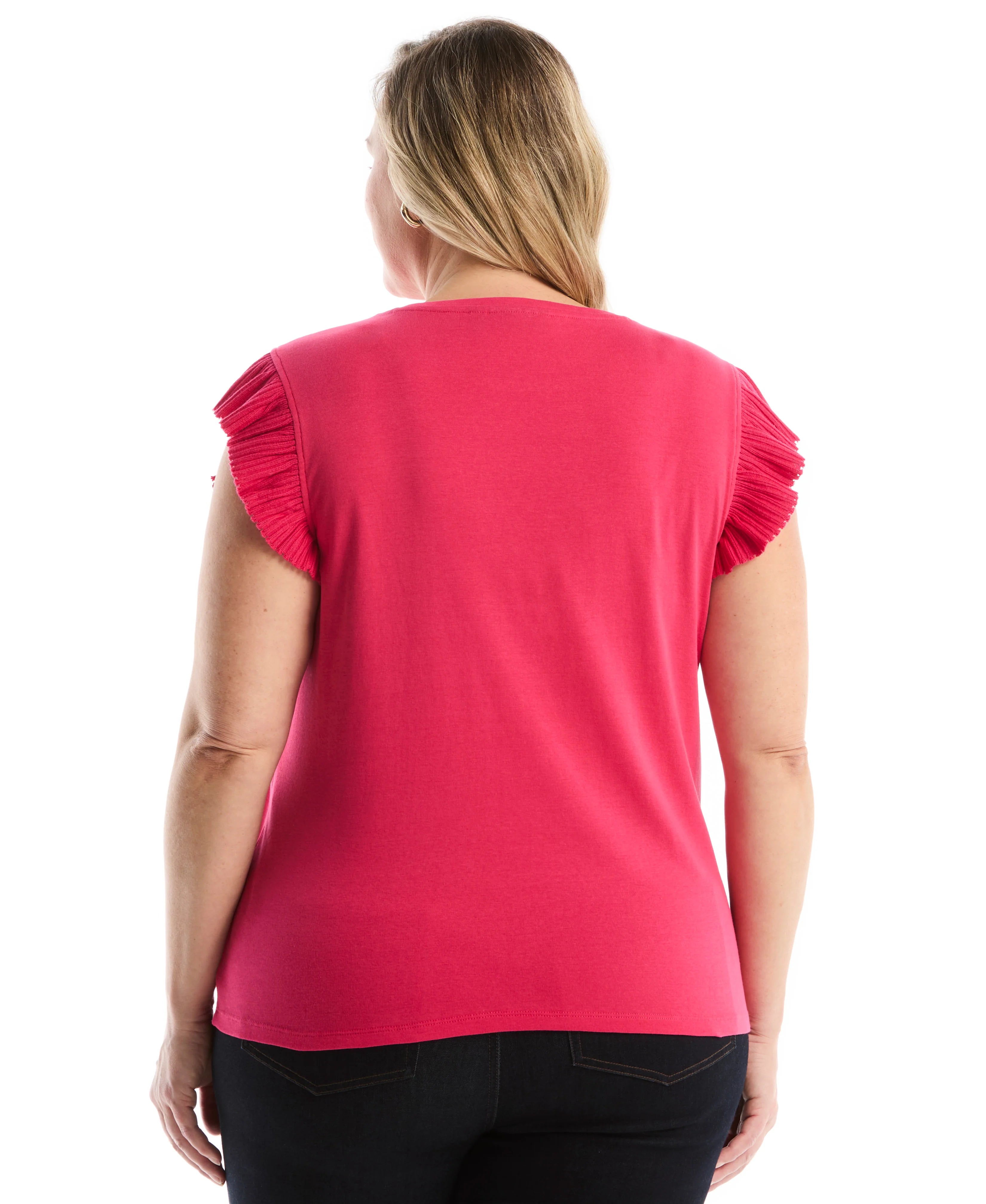 Plus Size Ruffle Top