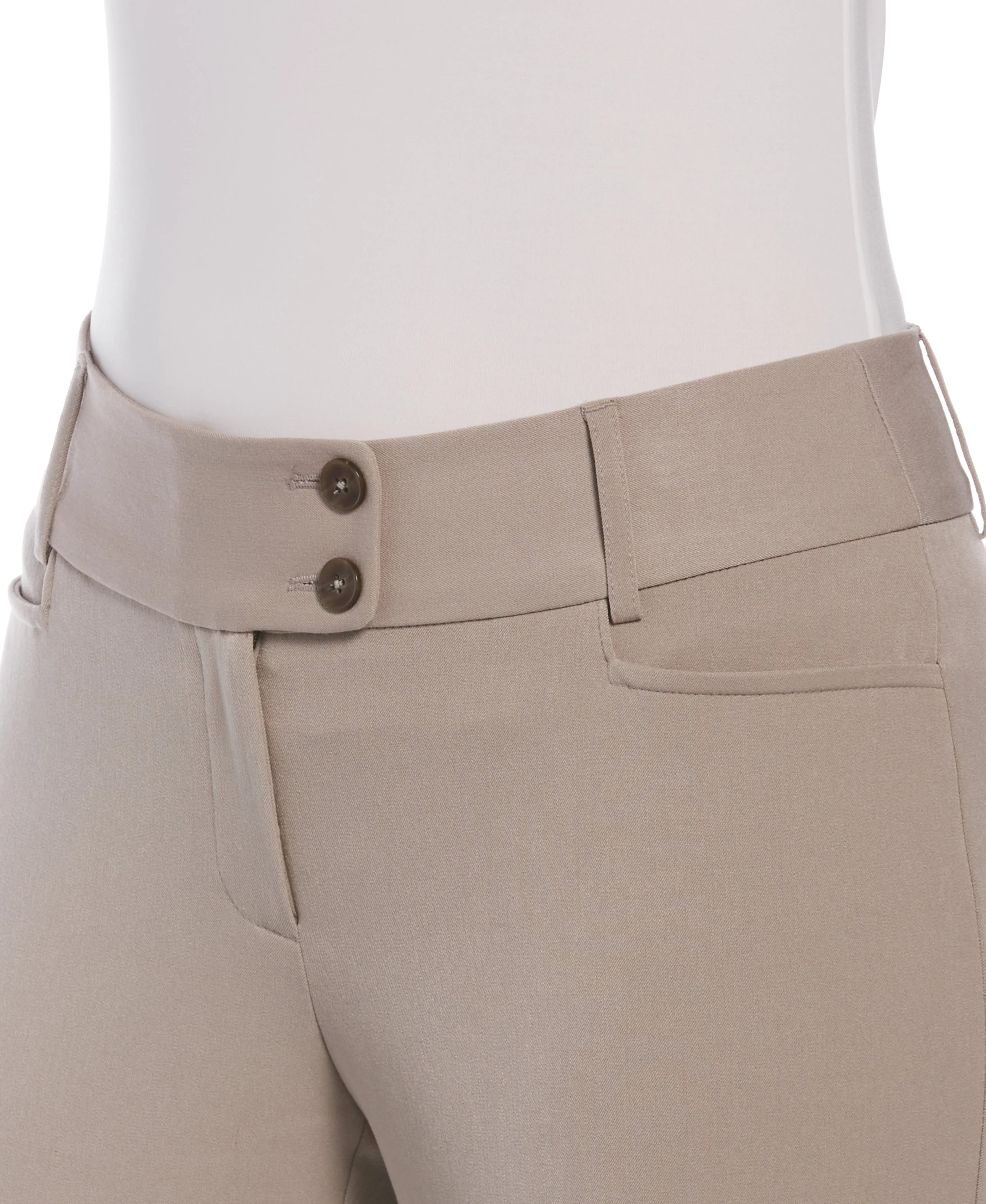 Gabardine Bootcut Pant Short Curvy Fit 29 inseam