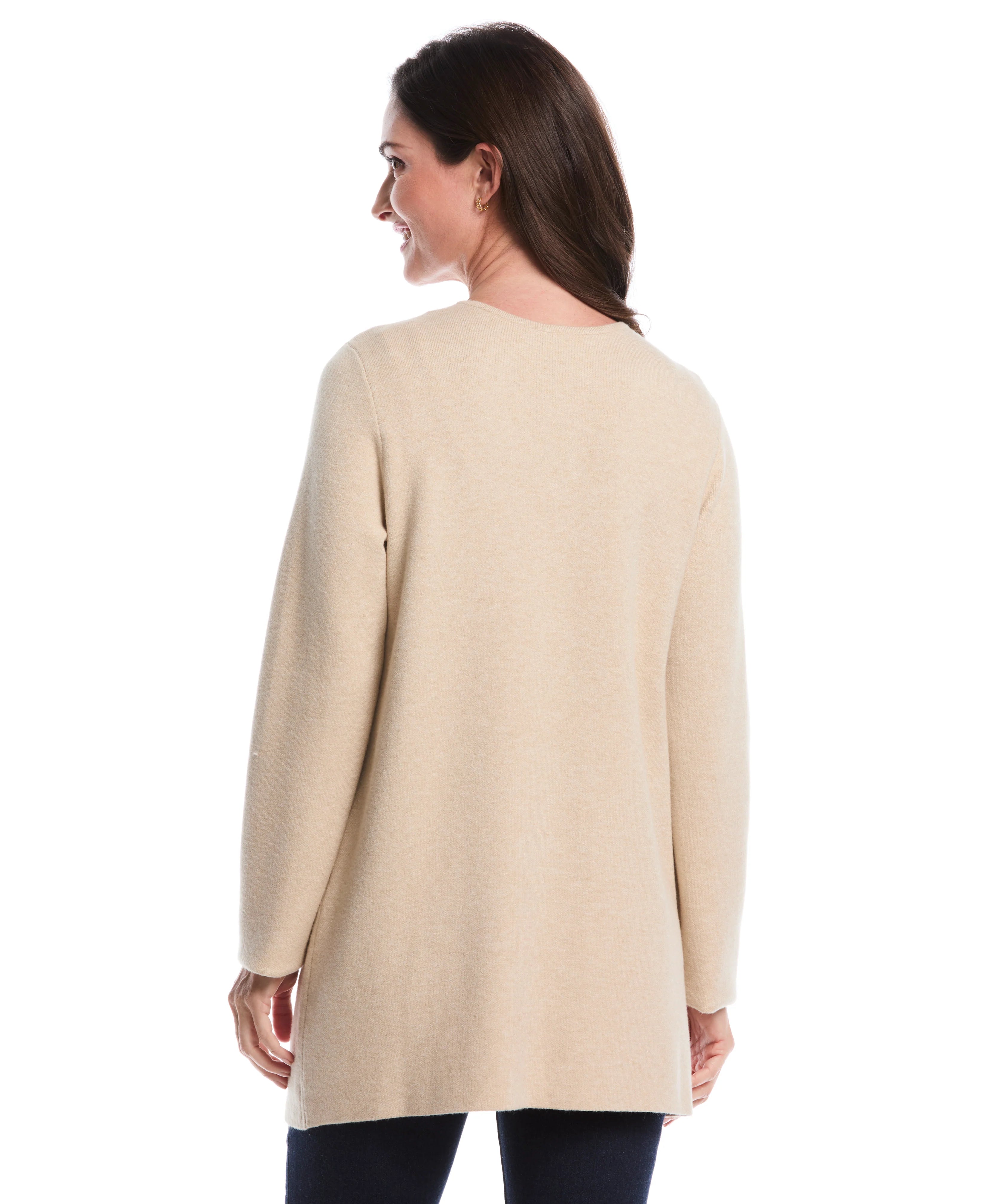 Turnlock Metal Closure Cardigan