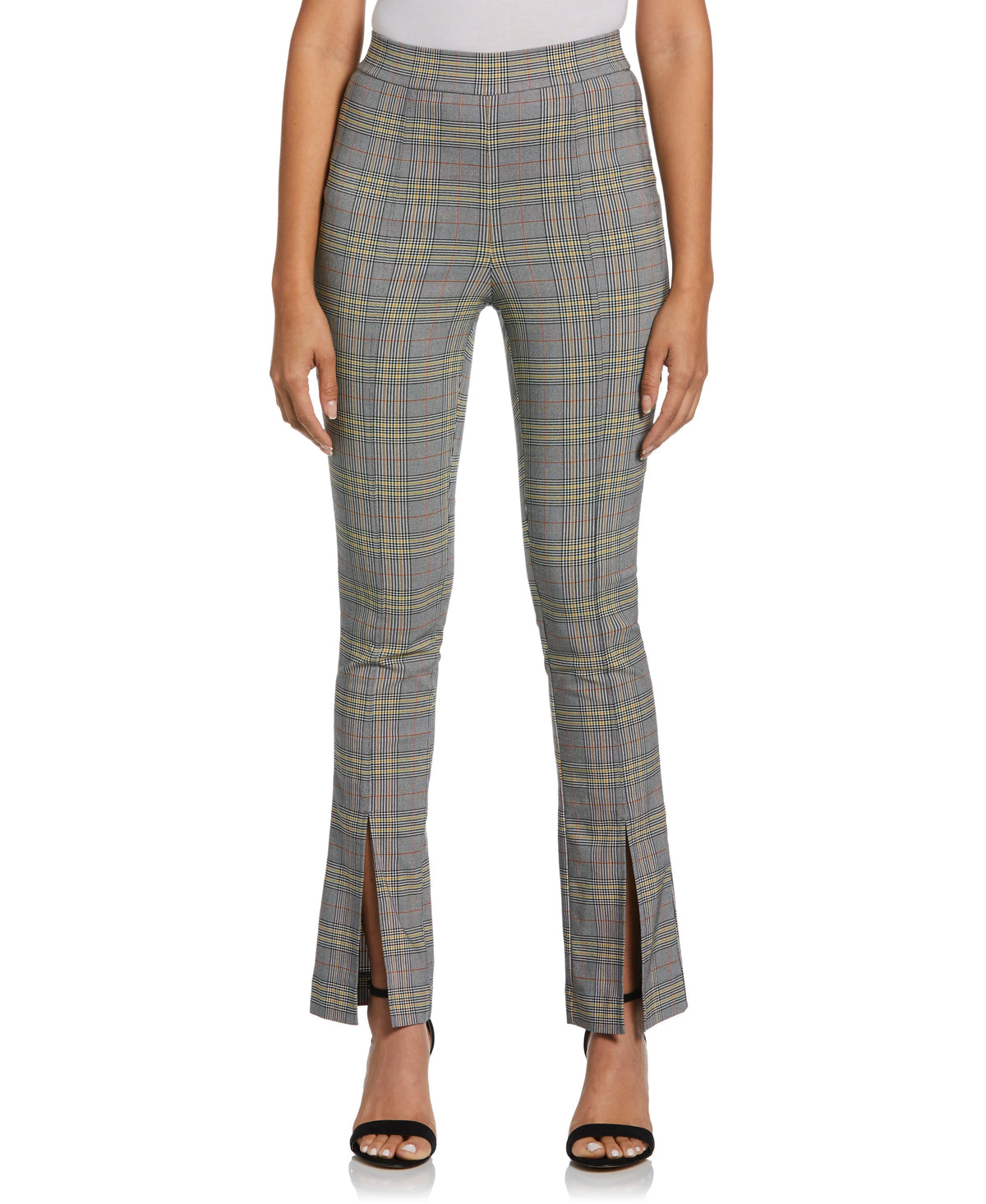 Petite Slit Front Pull On Pant