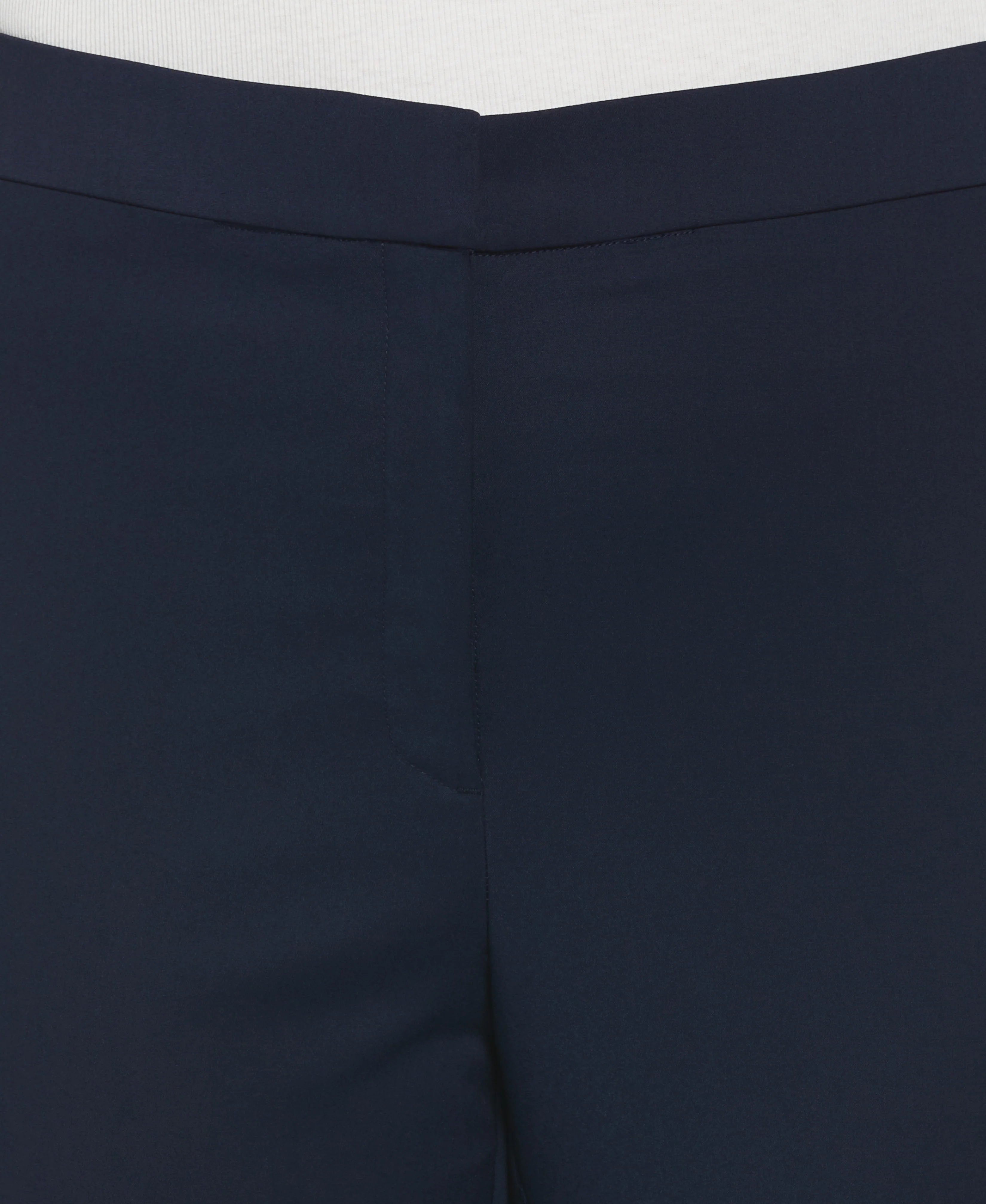 Satin Twill Capri With Grommets