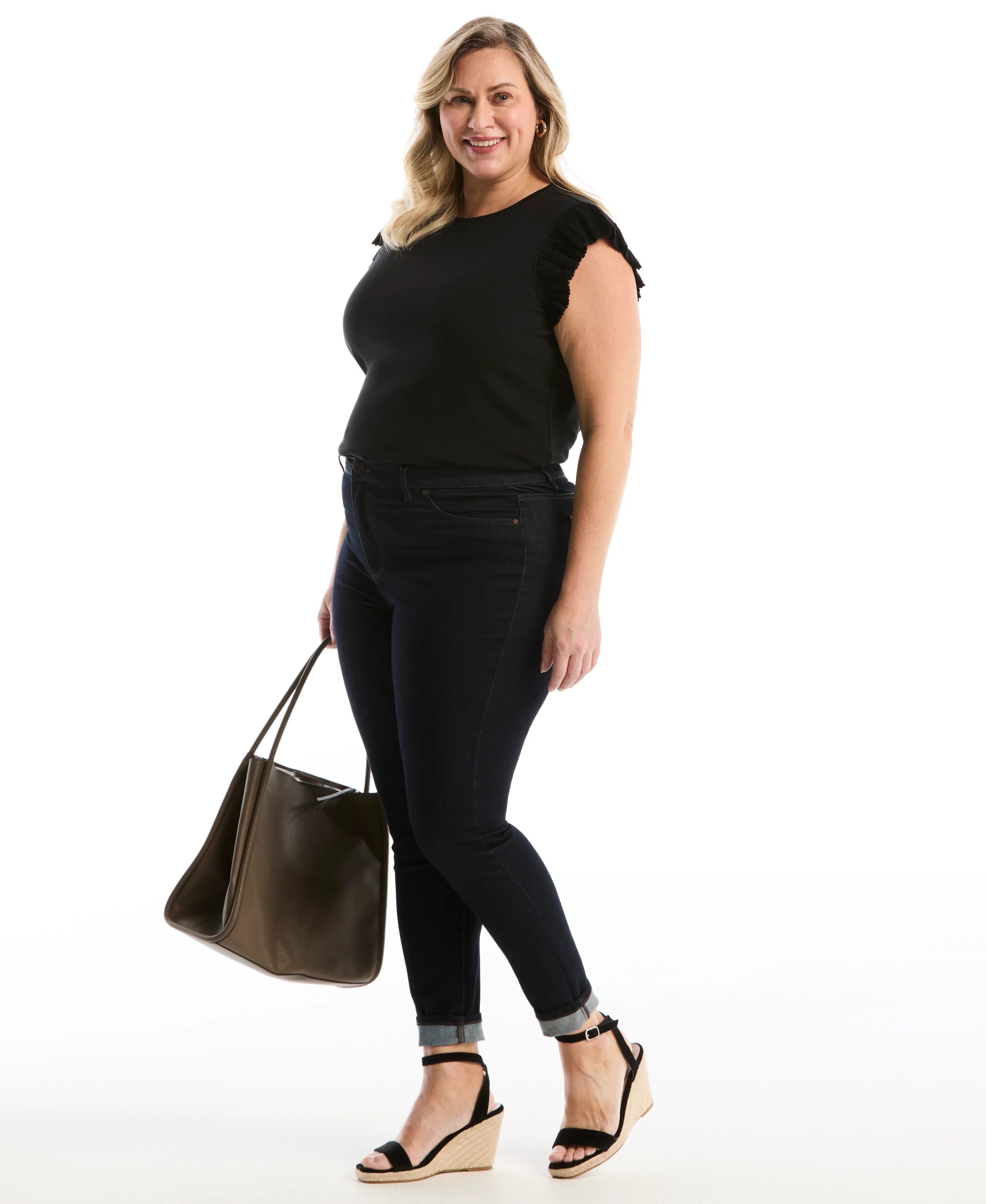 Plus Size Ruffle Top