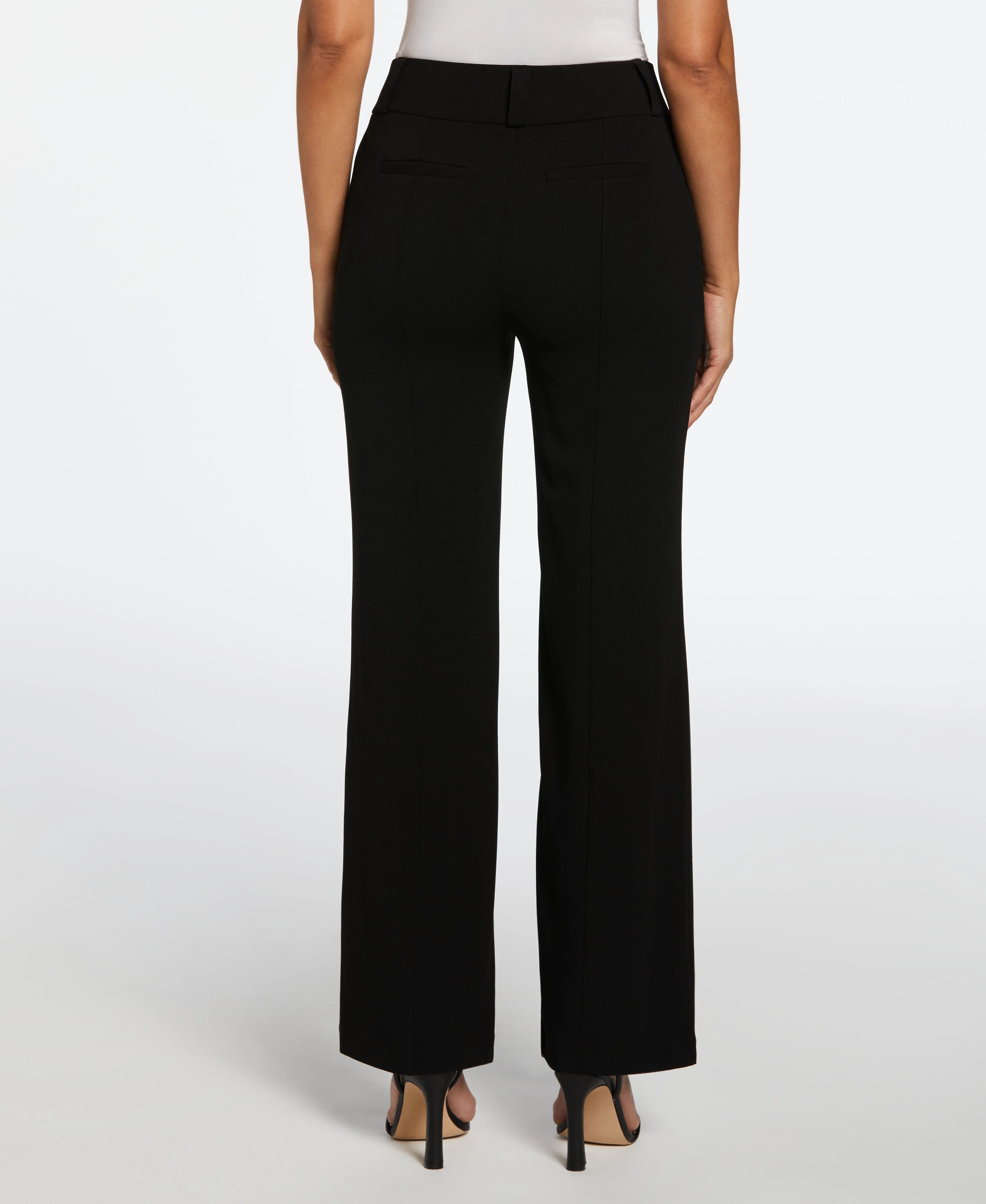 Wide Waistband Wide Leg Pant