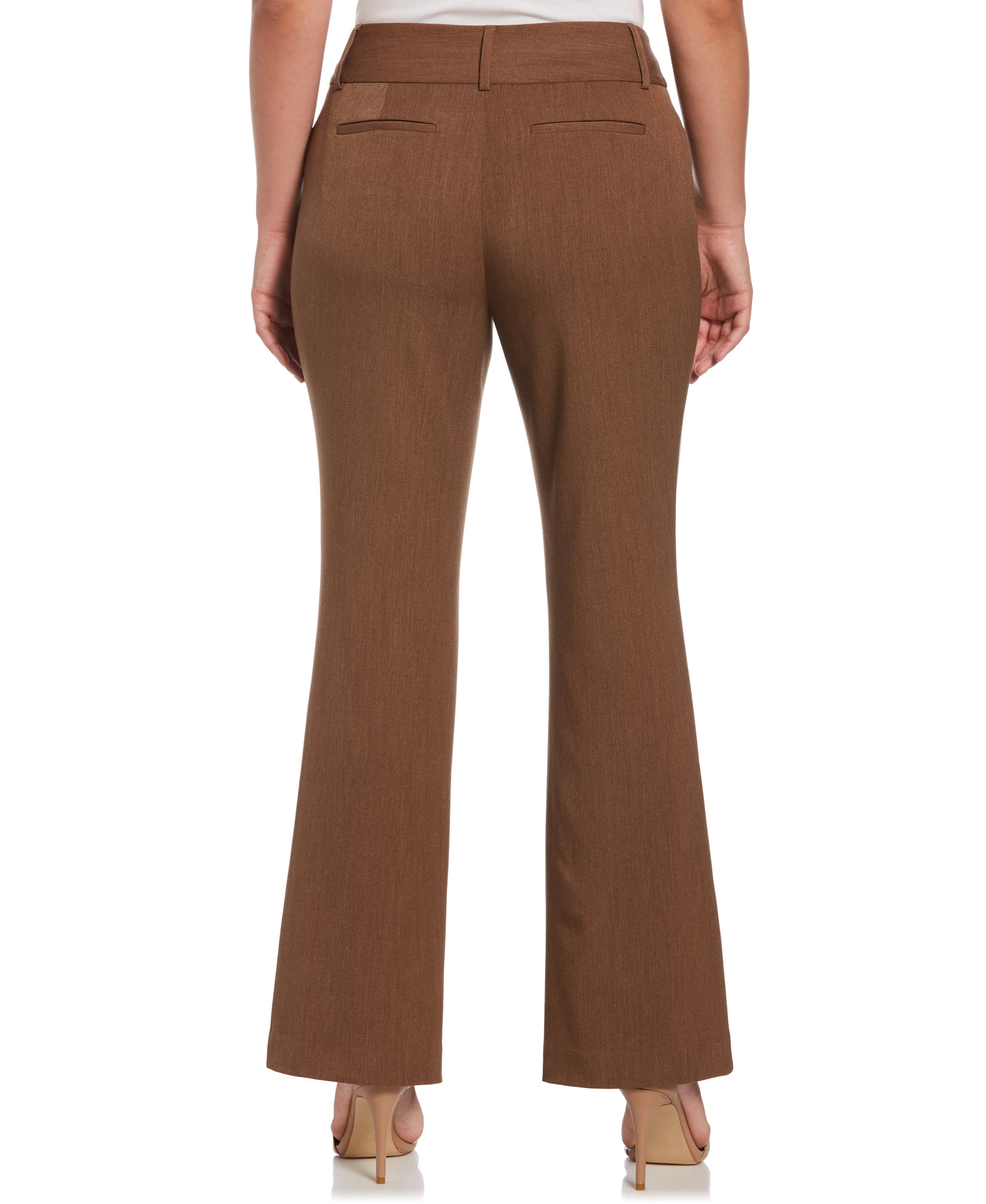 Petite Gabardine Bootcut Pant Curvy Fit