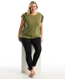 Plus Size Ruffle Top