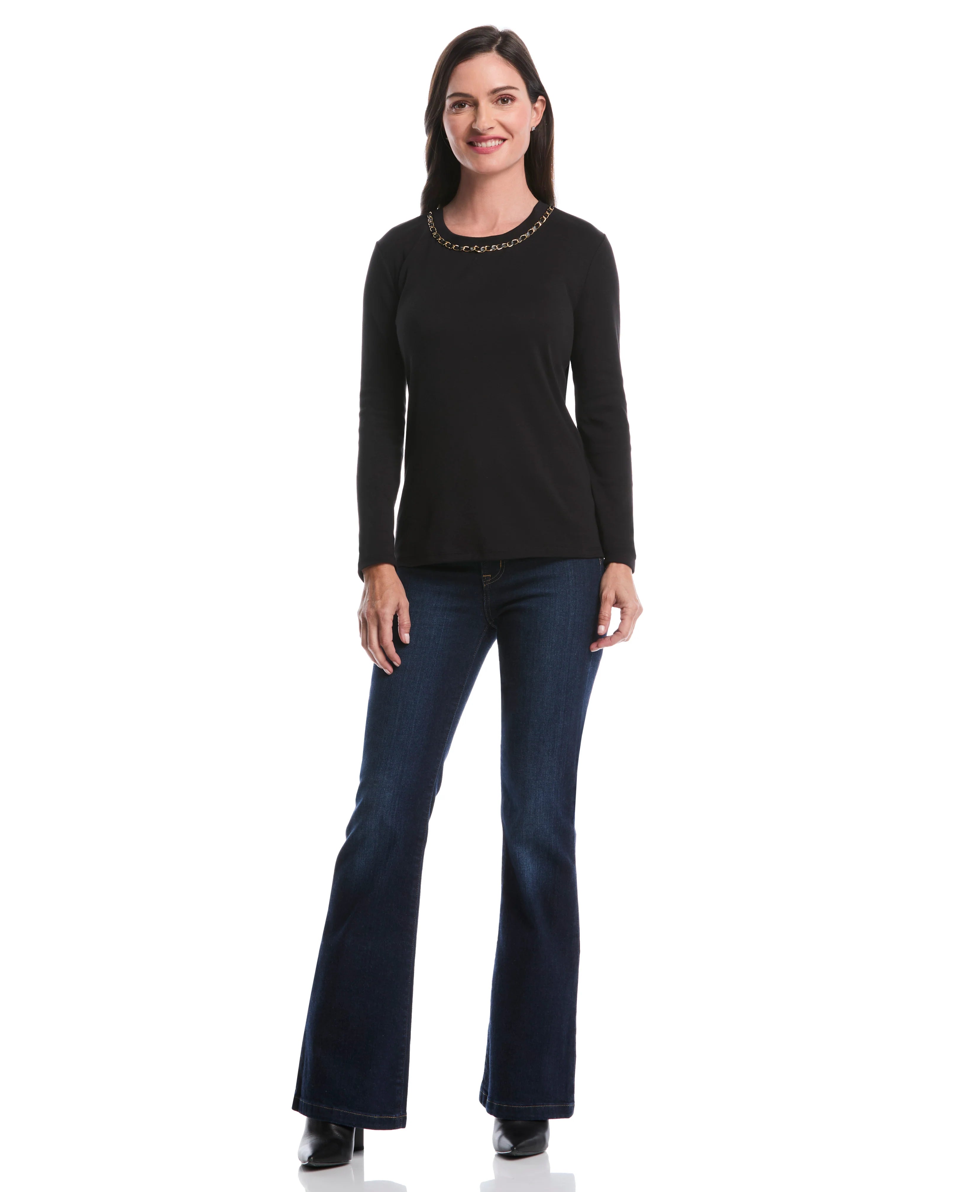 Chain Neck Detail Top