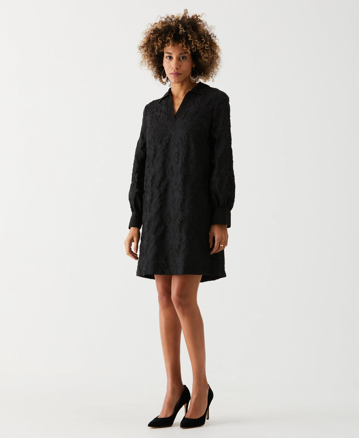 Clip Organza A Line Dress
