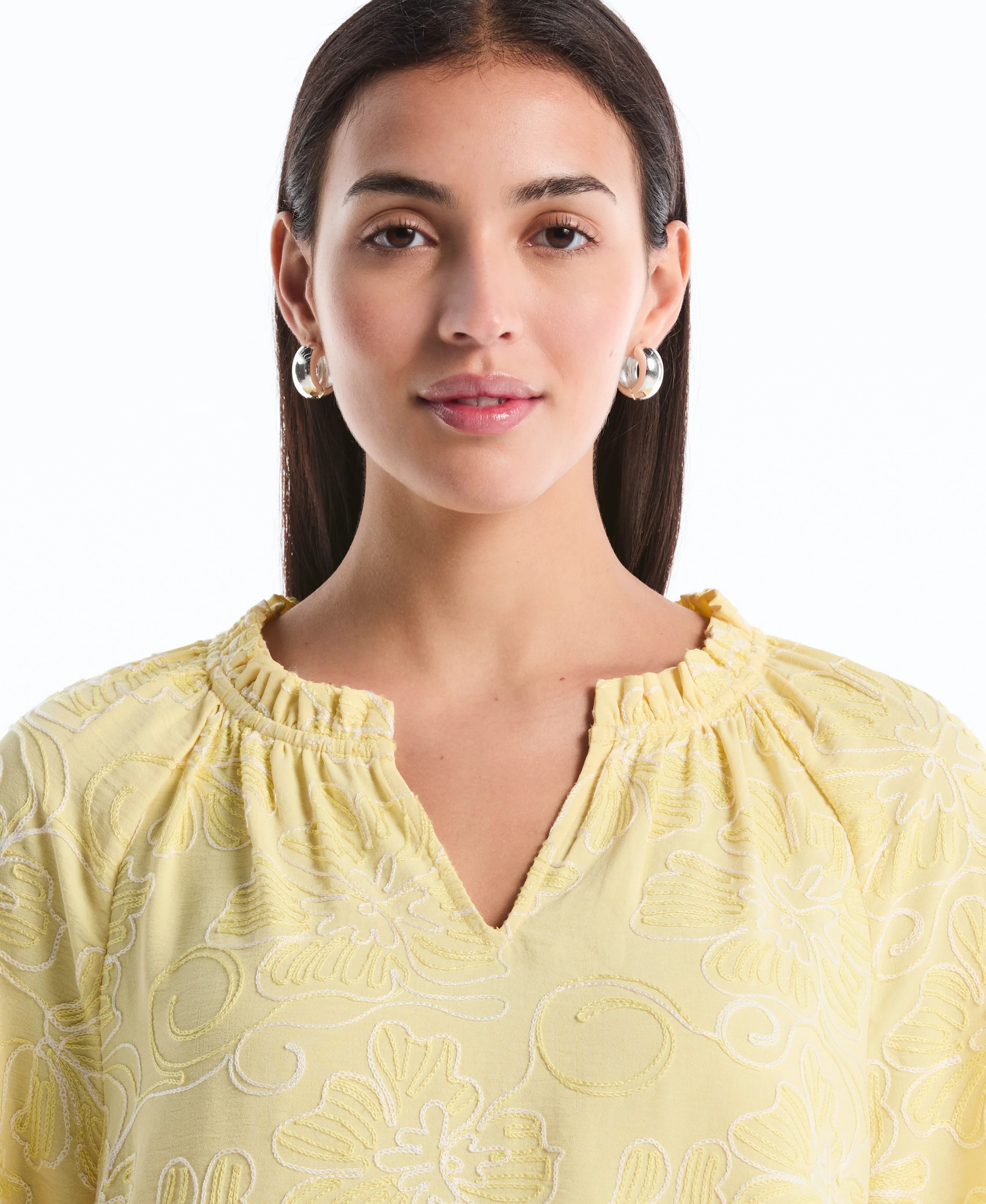 Floral Embroidered Blouse