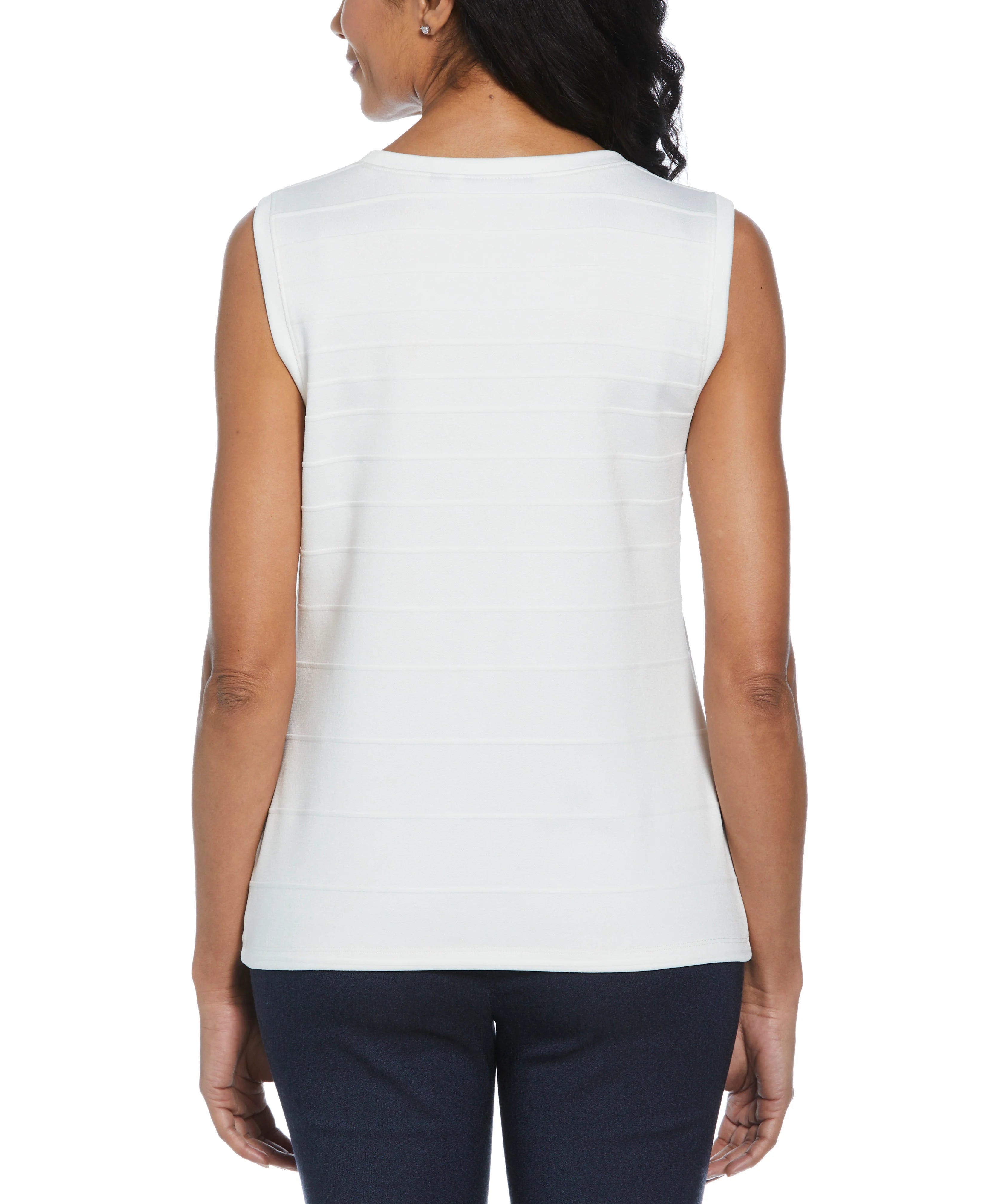 Ottoman Knit Shell Top