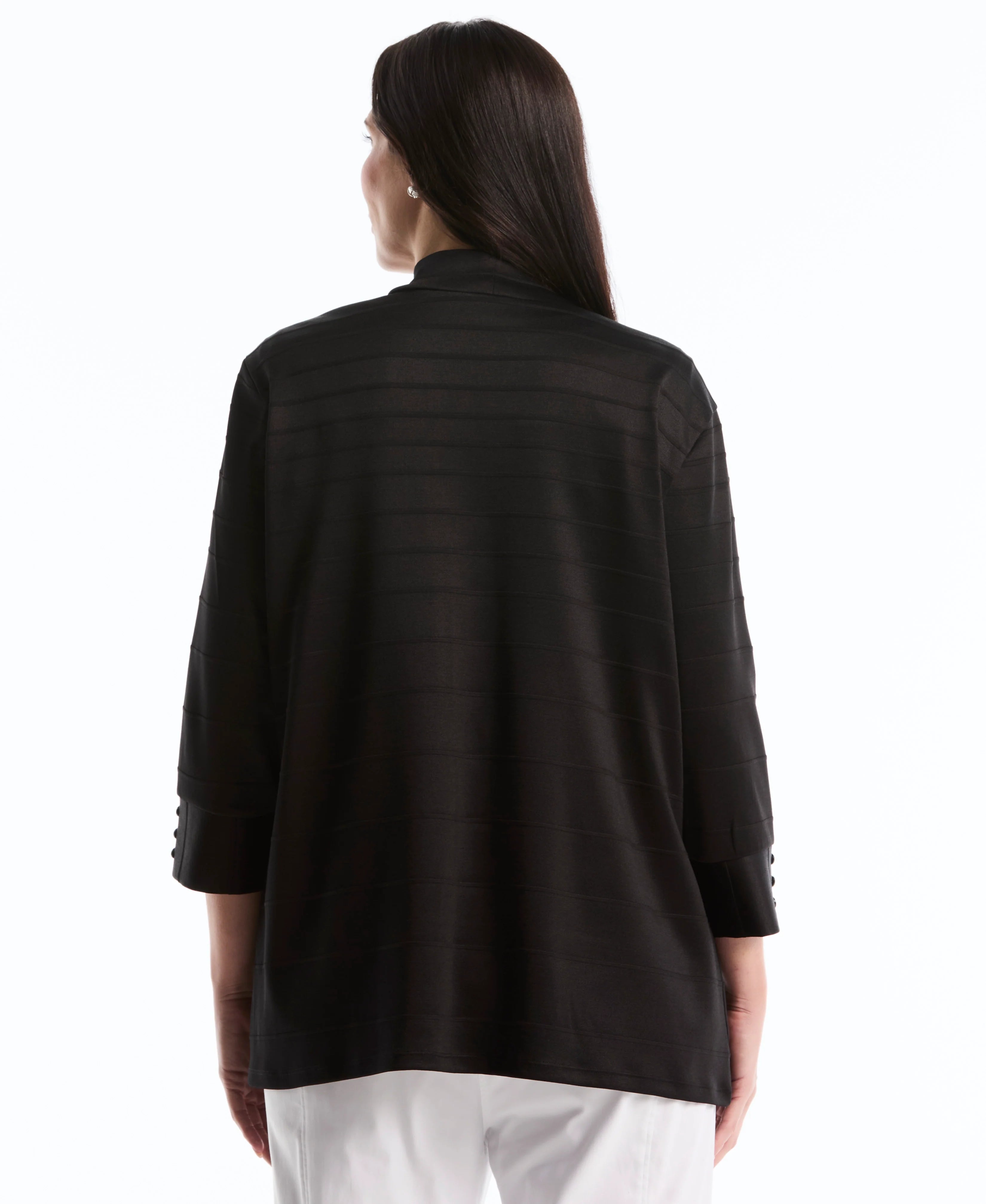 Plus Size Ottoman Knit Cardigan Sweater