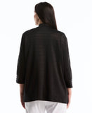 Plus Size Ottoman Knit Cardigan Sweater