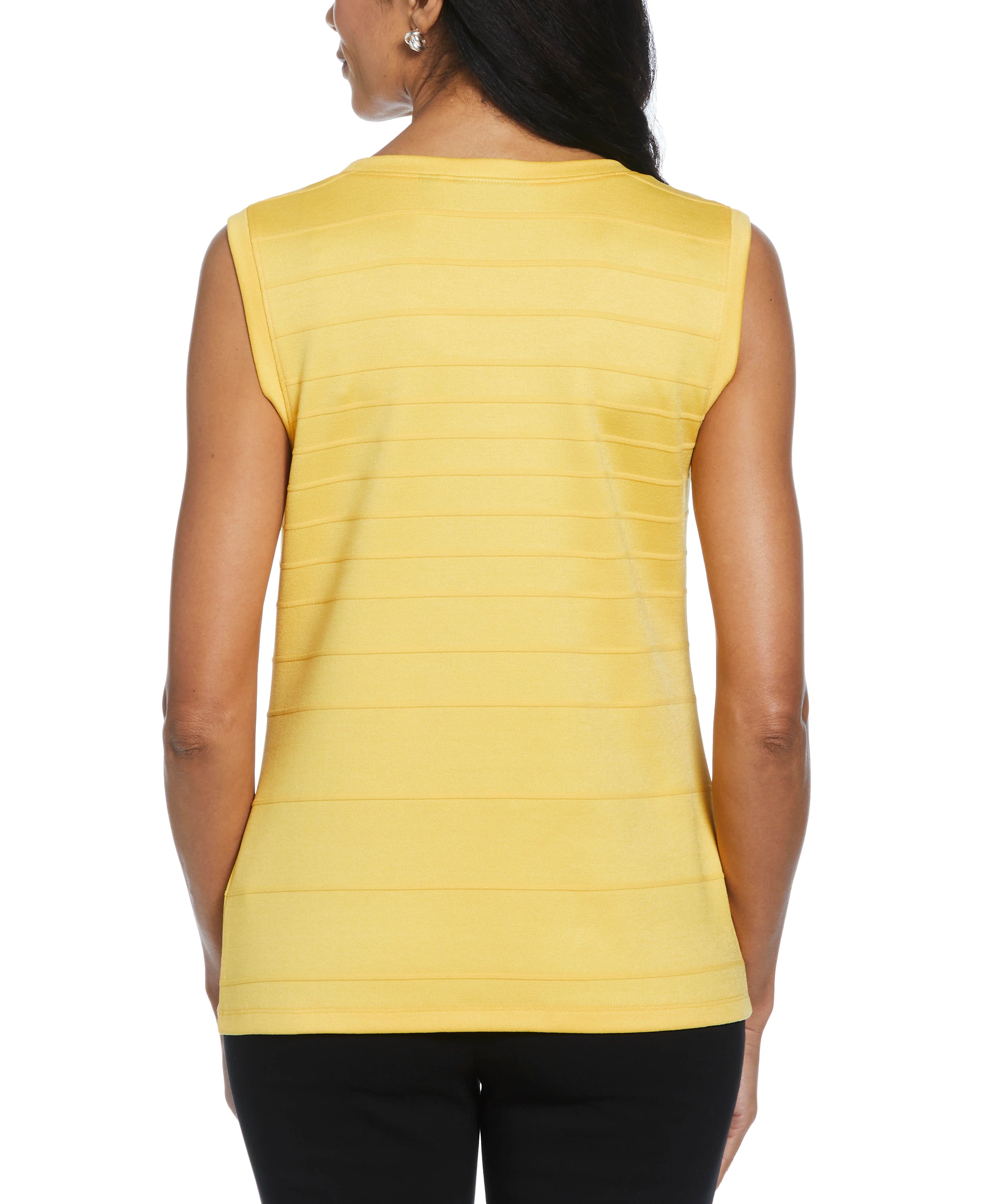 Ottoman Knit Shell Top