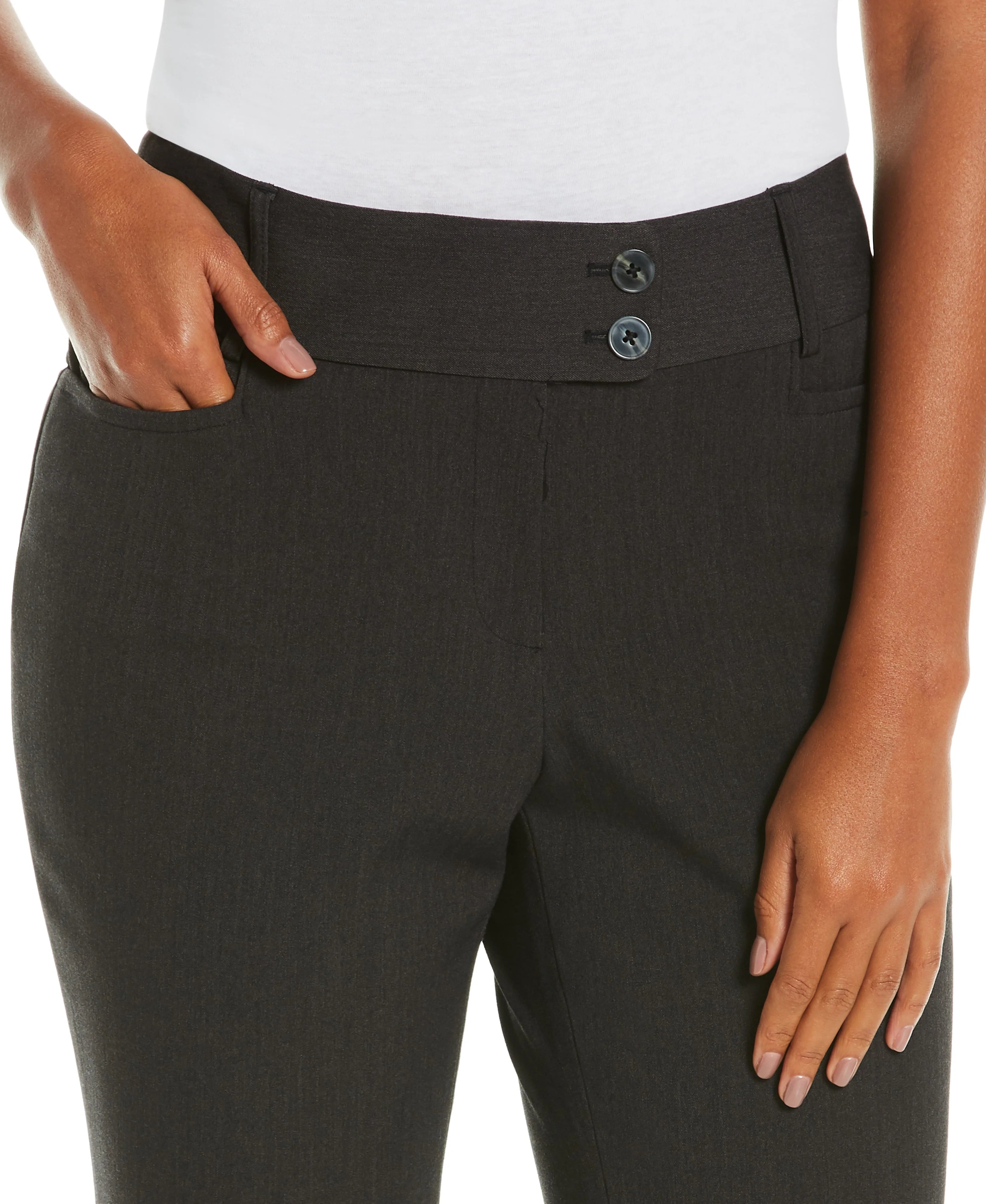 Gabardine Bootcut Pant Short Curvy Fit 29 inseam