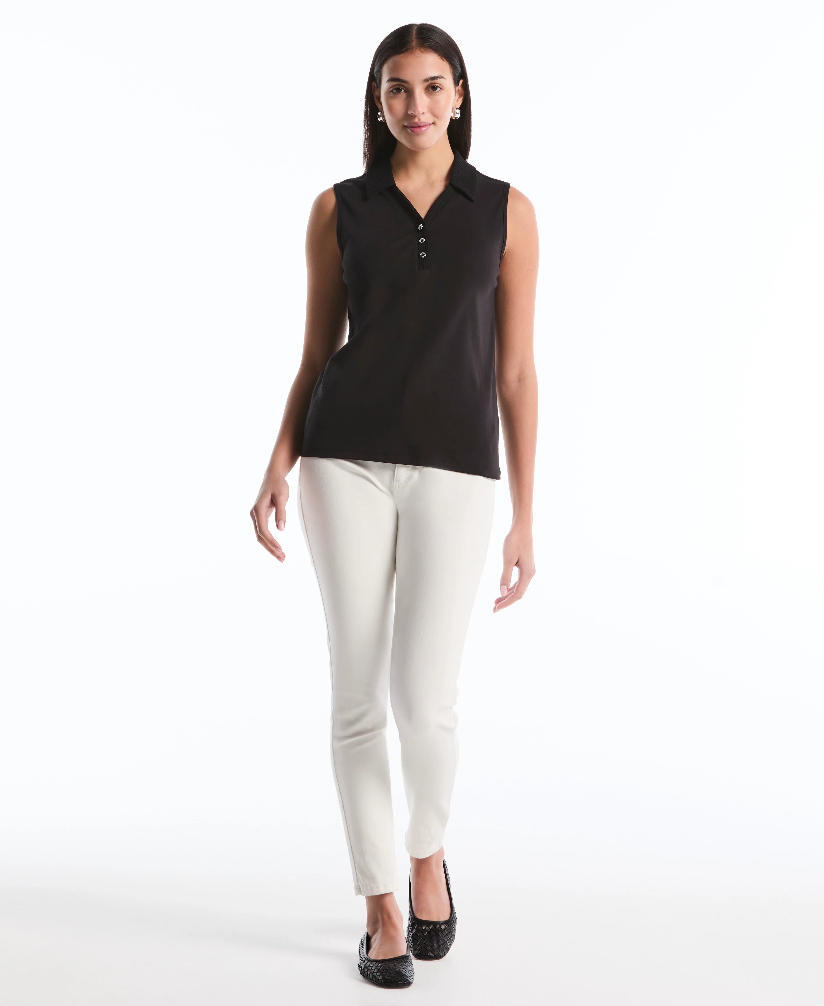 Petite Polo Top