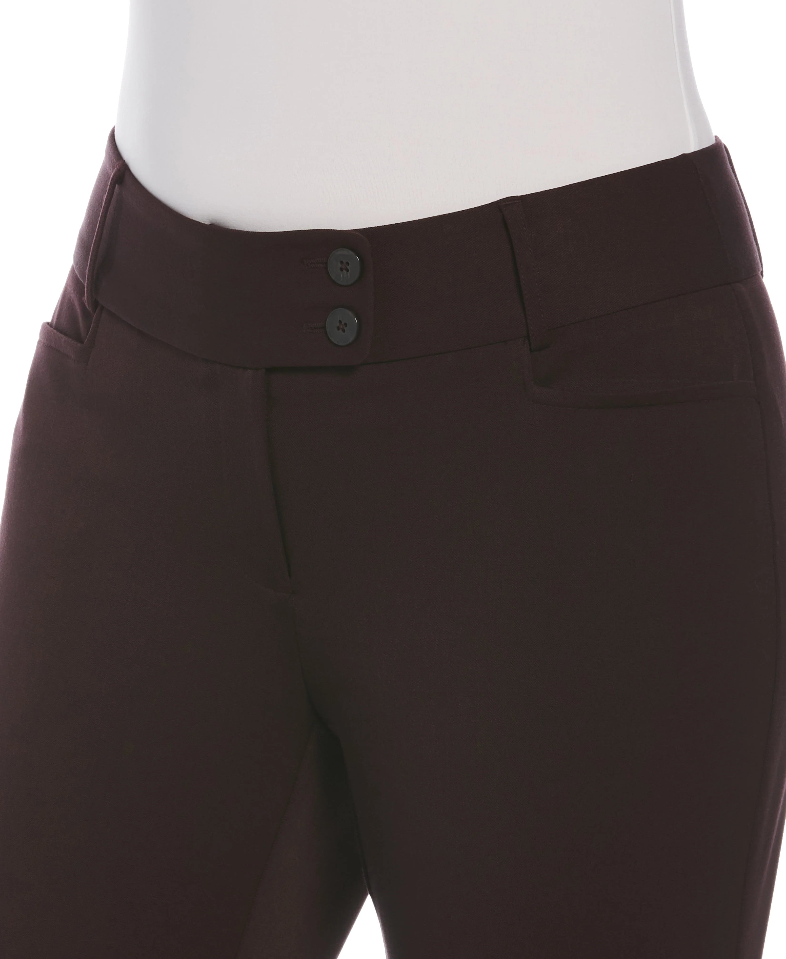 Gabardine Bootcut Pant Short Curvy Fit 29 inseam
